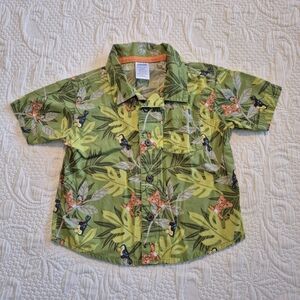 Gymboree boys 18 - 24 months Jungle Preserve line faint mark on back untreated